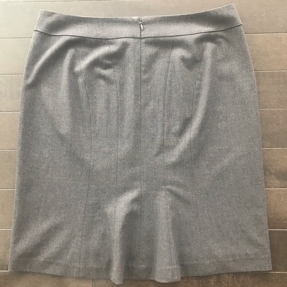 Charcoal Gray Ann Taylor Skirt - Picture 3 of 7